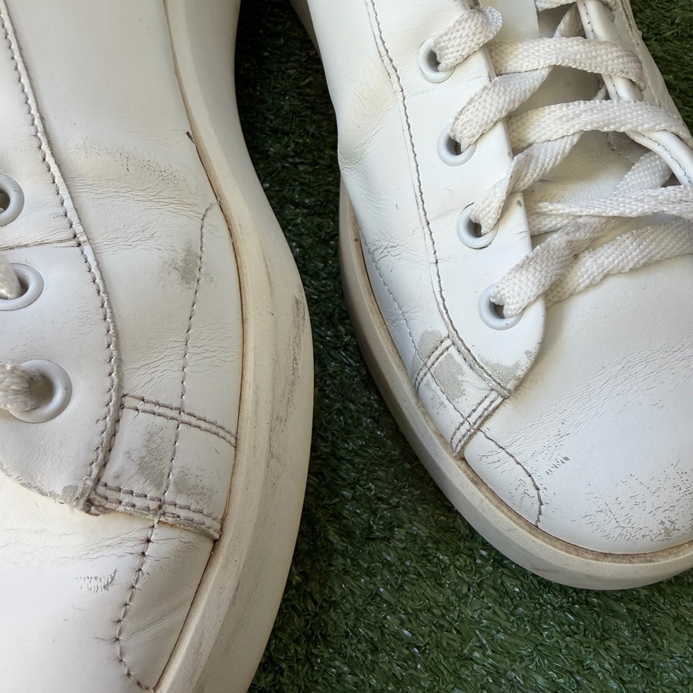Golden Goose Pure Star White Leather Mens Sneakers - Picture 9 of 13